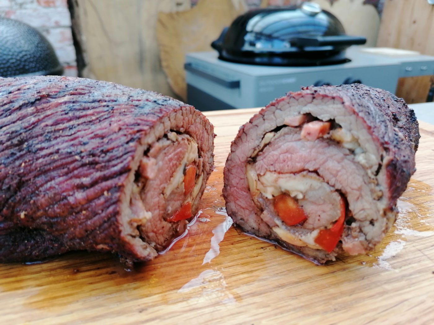 die Sachsengriller Grill Rezept Roulade vom Steak