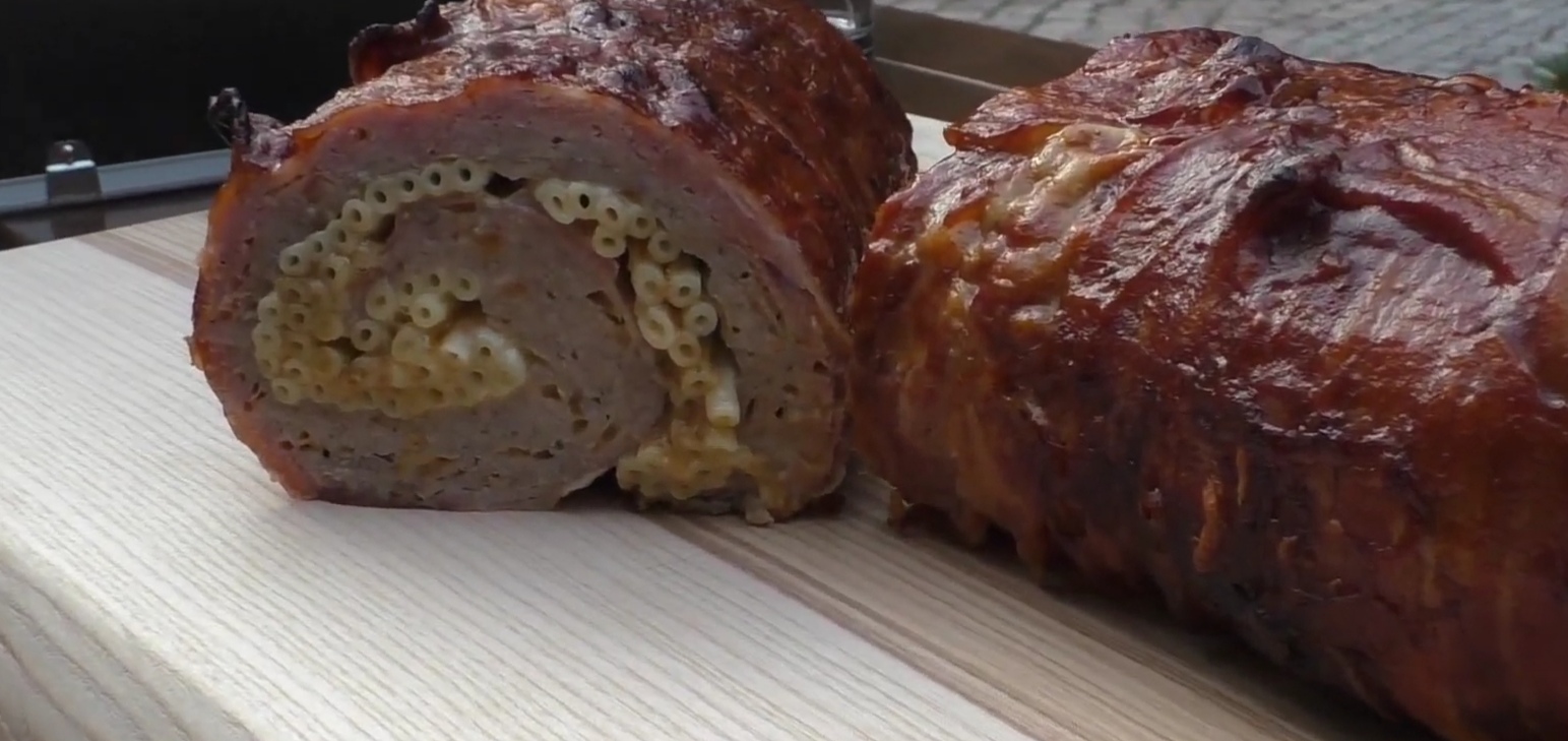 leckeres Grillrezept für Bacon Bomb Mac and Cheese » die Sachsengriller